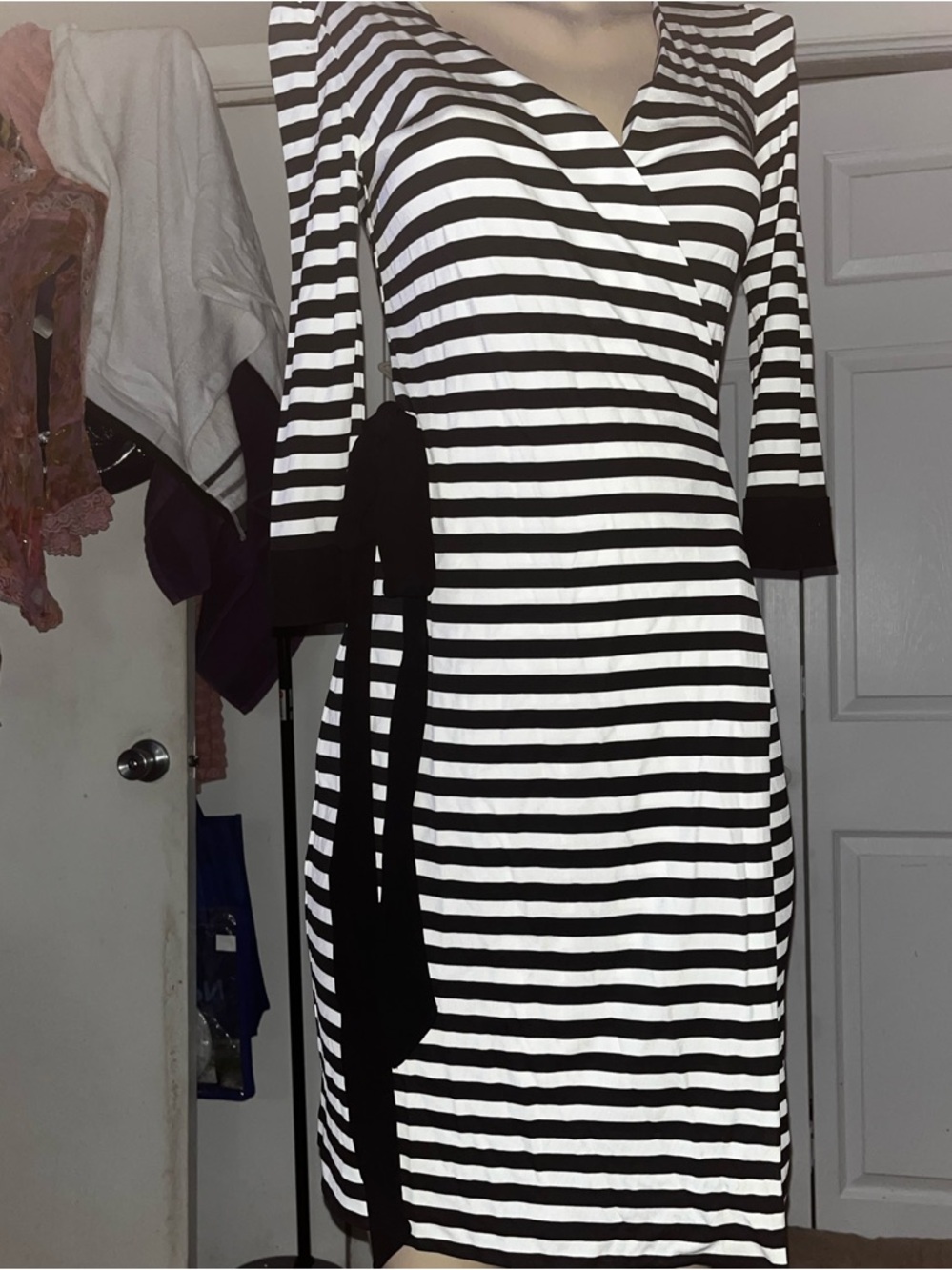 Diane Von Furstenberg designer Wrap- Dress with hologram & serial number